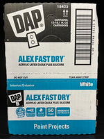 Dap 18425 10.1oz White Alex Plus Fast Dry Caulk