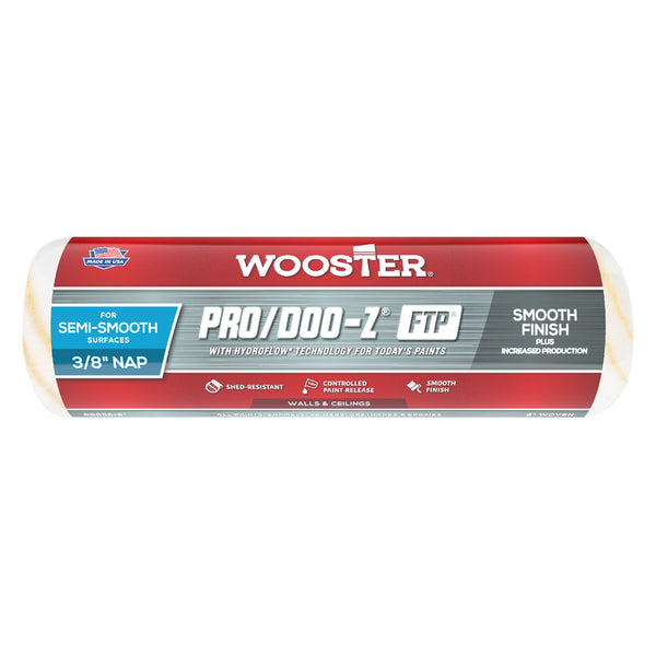 Wooster Pro/Doo-Z FTP Synthetic Blend 9 in. W x 3/8 in. Paint Roller Cover 1 pk RR666-9