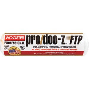 Wooster Pro/Doo-Z FTP Woven Fabric Roller Cover 1/2" RR667 Size	9"