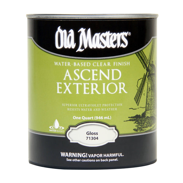 Old Masters Ascend Gloss Clear Water-Based Finish 1 qt. 71304