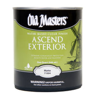 Old Masters Ascend Matte Clear Water-Based Finish 1 qt. 71004
