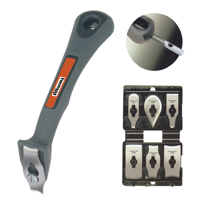 Allway Stainless Steel Contour Scraper Kit - 1 inch