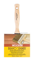 Wooster Bravo Stainer 4 3/4 in. W Flat Paint Brush F5119