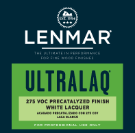 Lenmar UltraLaq 275 VOC White Precatalyzed Lacquer - Gloss 1M.2269