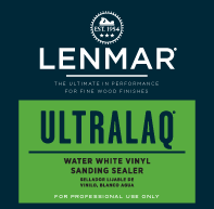 Lenmar UltraLaq Water White Vinyl Sanding Sealer 1C.360