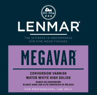 Lenmar MegaVar Plus High Solids Water White Conversion Varnish - Satin 1M.6304
