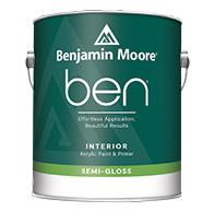 ben Waterborne Interior Paint- Semi-Gloss W627