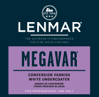 Lenmar **Clearance**MegaVar White Conversion Varnish Undercoater 1S.750