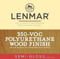 Lenmar 350 VOC Polyurethane Wood Floor Finish - Semi-Gloss 1Y.356