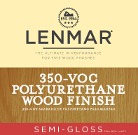 350 VOC Polyurethane Wood Floor Finish - Semi-Gloss 1Y.356