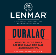 Lenmar DuraLaq Nitrocellulose Lacquer Tint Bases - Satin 1K01.99X4