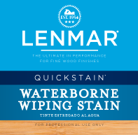 Lenmar QuickStain Waterborne Wiping Stain Clear Base 1WB.1100
