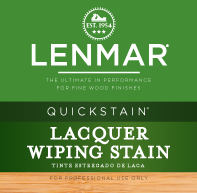 Lenmar QuickStain Lacquer Wiping Stain 1LS.12XX