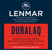 Lenmar DuraLaq Nitrocellulose High Build Water White Sanding Sealer 1C.423