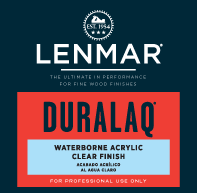 DuraLaq® Waterborne Acrylic Clear Finish - Dull Rubbed 1WB.102