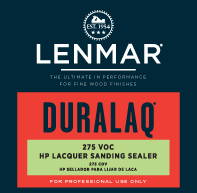Lenmar UltraLaq 275 VOC HP Clear Lacquer Sanding Sealer 1C.2350