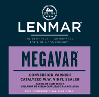 Lenmar MegaVar Water White Conversion Varnish Catalyzed Vinyl Sealer 1C.5300