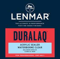 Lenmar DuraLaq Waterborne Acrylic Sealer 1WB.100