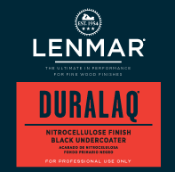 Lenmar DuraLaq Nitrocellulose Black Undercoater 1C.216
