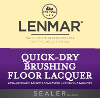 Lenmar Quick-Dry Brushing Floor Lacquer - Sealer 1C.346