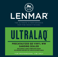 Lenmar UltraLaq Precatalyzed Quick Dry Water White Vinyl Sanding Sealer 1C.380