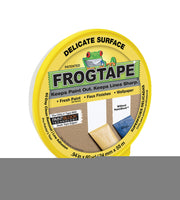 FrogTape 0.94 in. W x 60 yd. L Yellow Low Strength Painter's Tape 1 pk